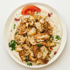Hummus with Shawarma